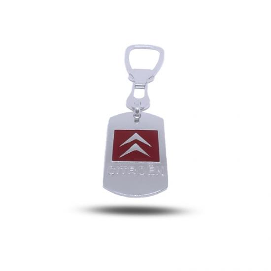 Gümüş Citroën Logolu Anahtarlık